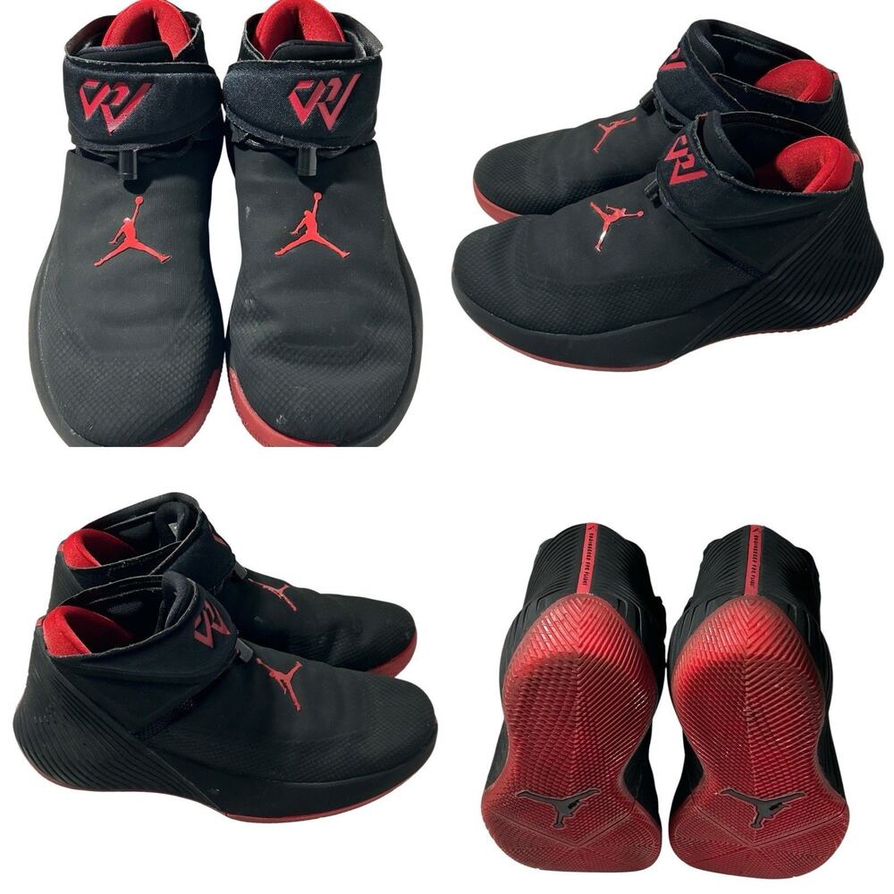 Jordan Why Not Zer0.1 Bred Black Gym Red Basketball Shoes AA2510-007 Mens 9